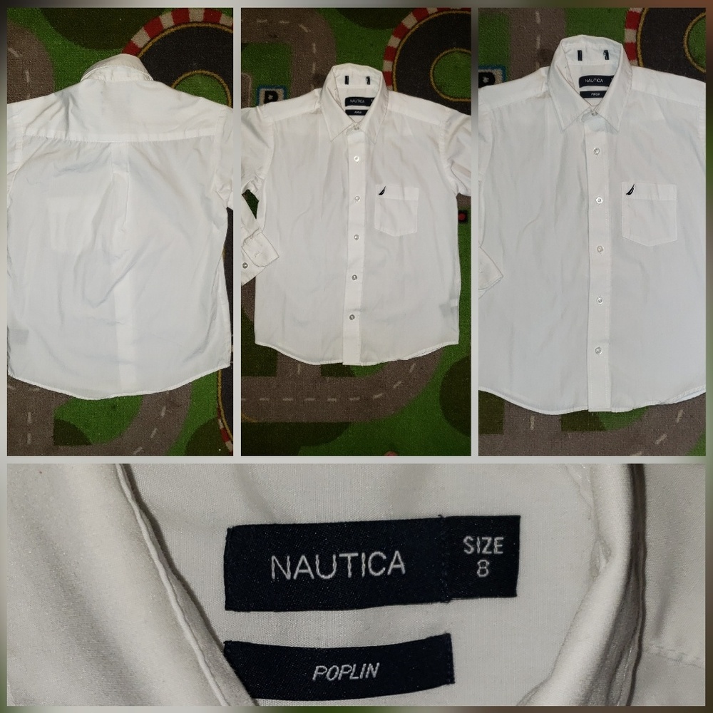 Nautica boys button down shirt
